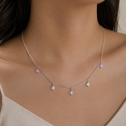 Pastel Spark Necklace by The 925 Club
