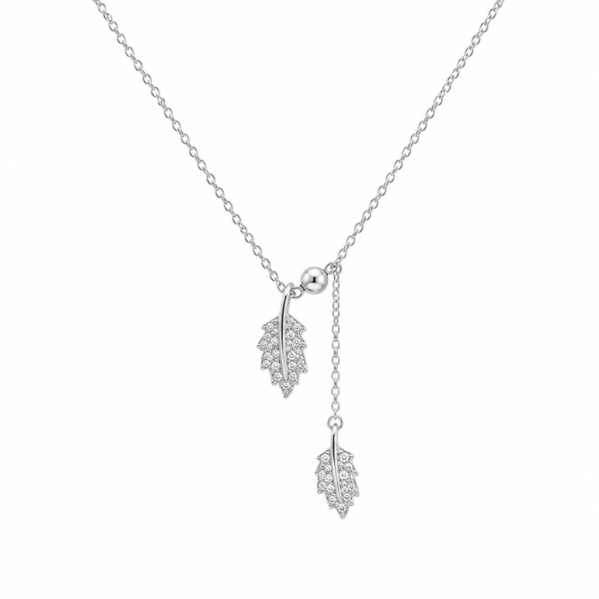 Feather Grace Pendant by The 925 Club - image 2