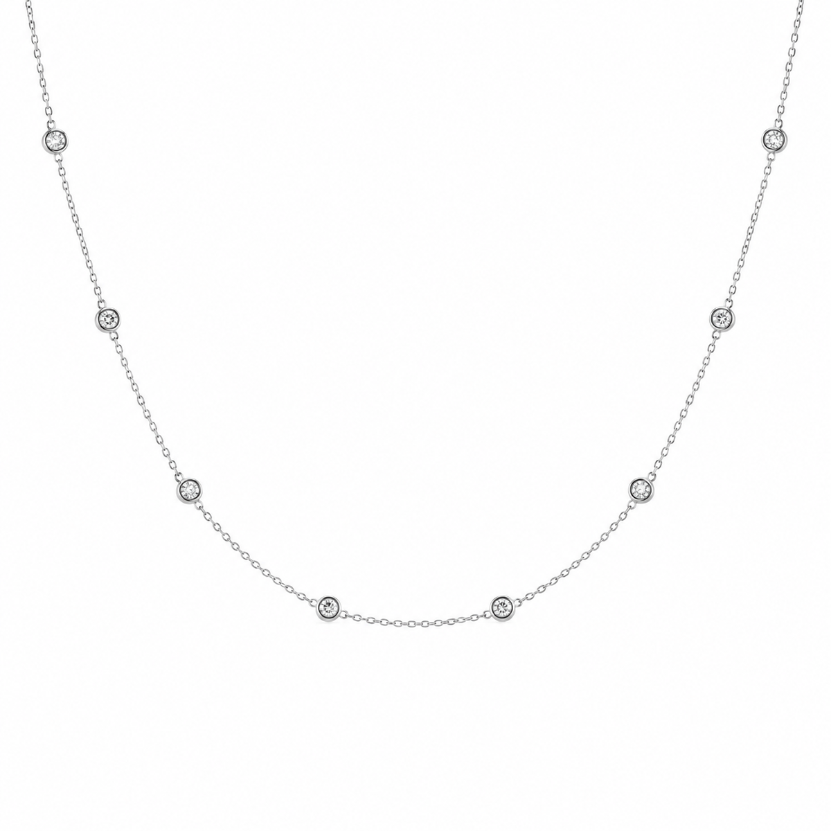 Celeste Solitaire Necklace by The 925 Club - image 2