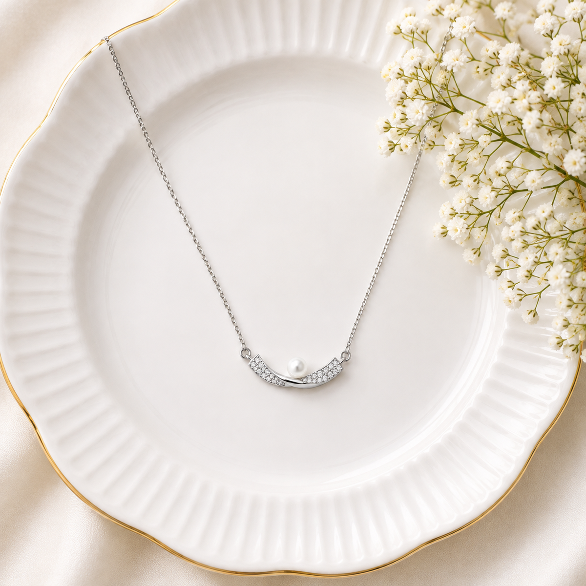 Pearl Grace Pendant by The 925 Club - image 3