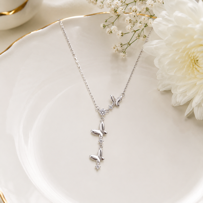 Butterfly Cascade Pendant by The 925 Club - image 3