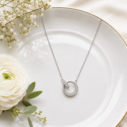 Luna Halo Pendant by The 925 Club - image 3