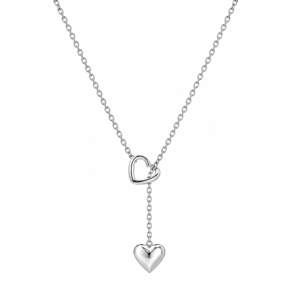 Linked Hearts Pendant by The 925 Club - image 2