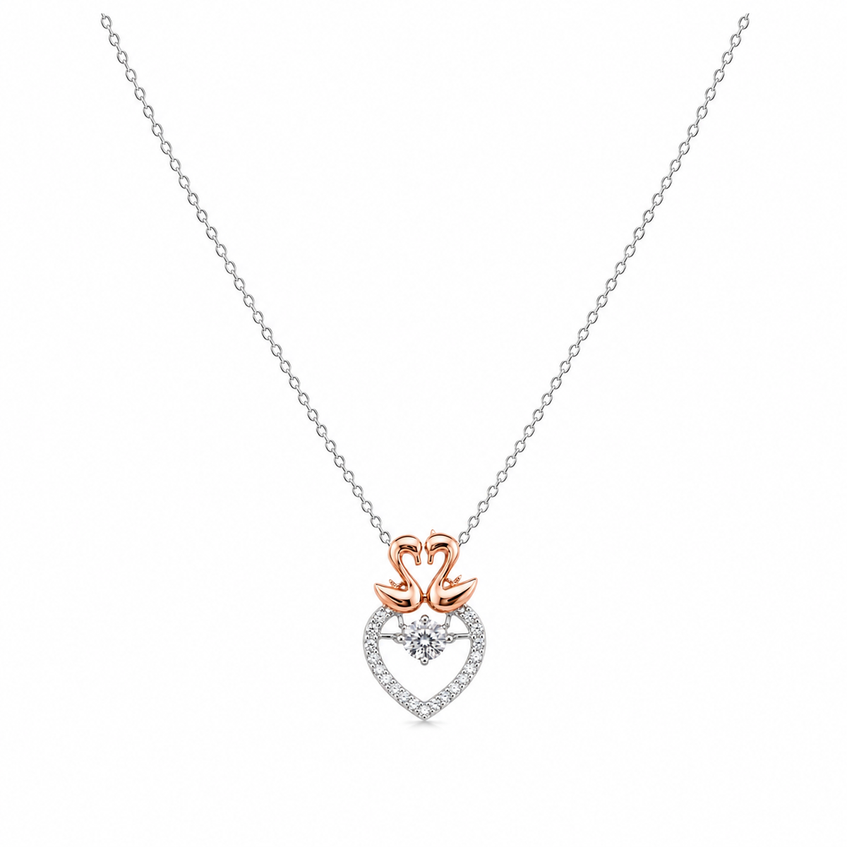Swan Heart Pendant by The 925 Club - image 2