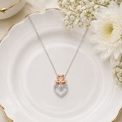 Swan Heart Pendant by The 925 Club - image 3