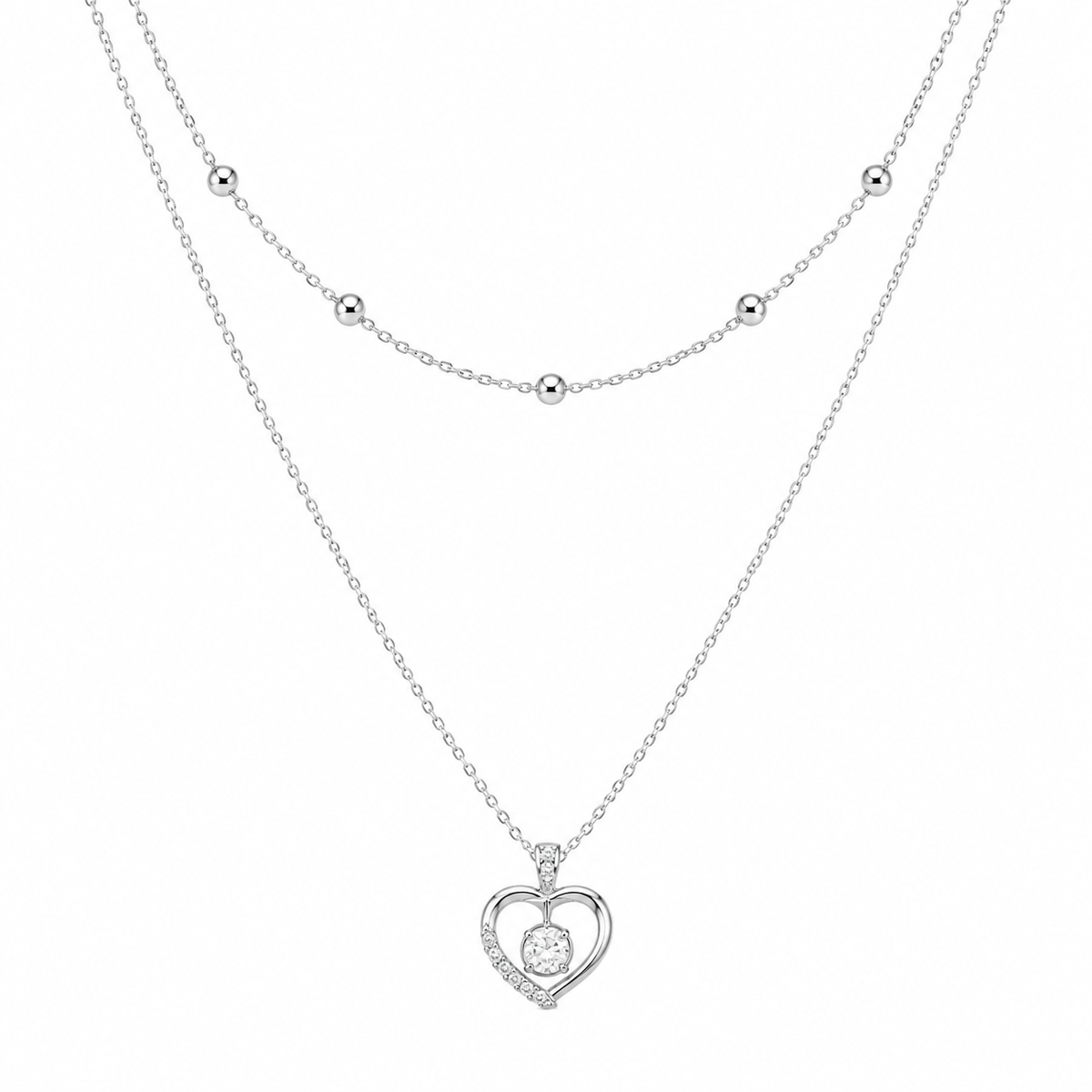 Radiant Heart Solitaire by The 925 Club - image 2