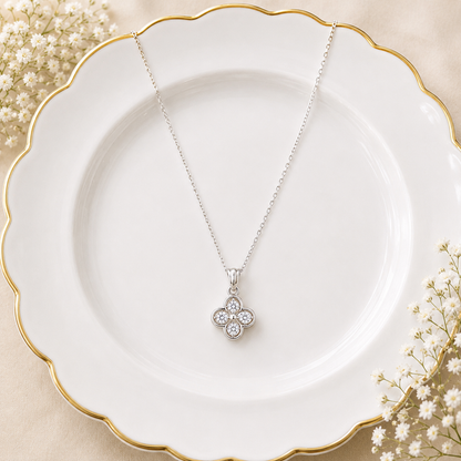Pave Clover Charm by The 925 Club - image 3
