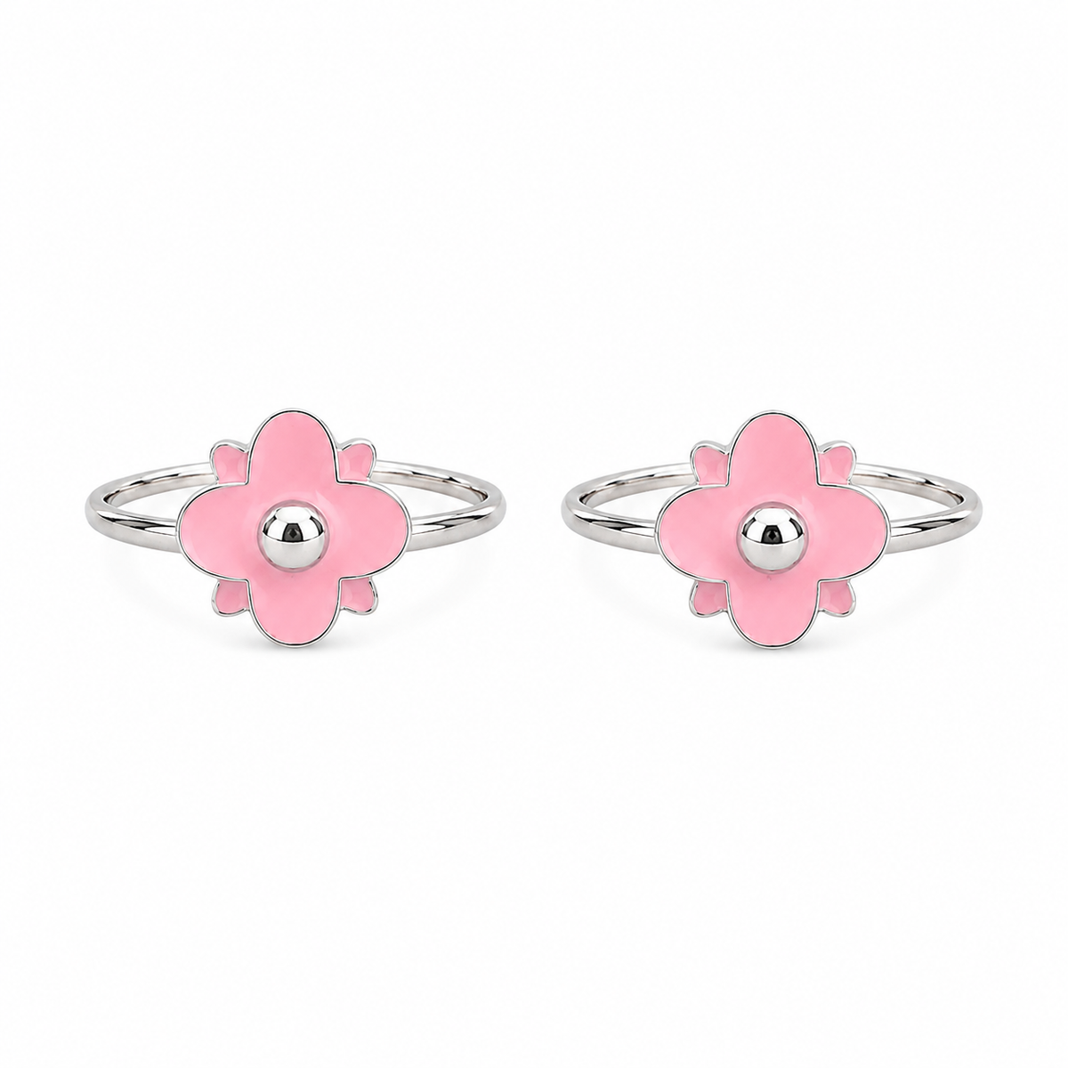 Blush Blossom Toe Ring by The 925 Club - image 2