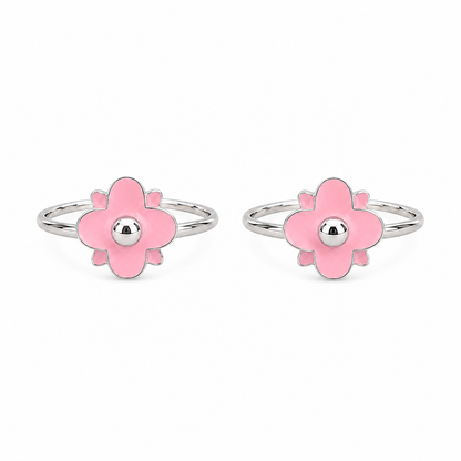 Blush Blossom Toe Ring by The 925 Club - image 2