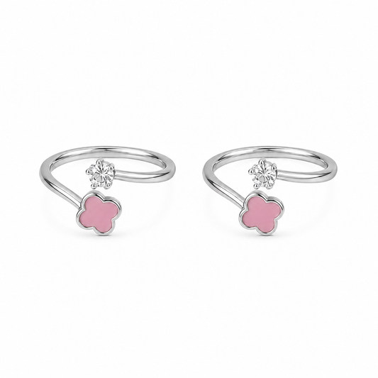 Elegant Clover Toe Ring by The 925 Club - image 2