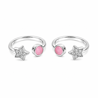 Pink Star Toe Ring by The 925 Club - image 2