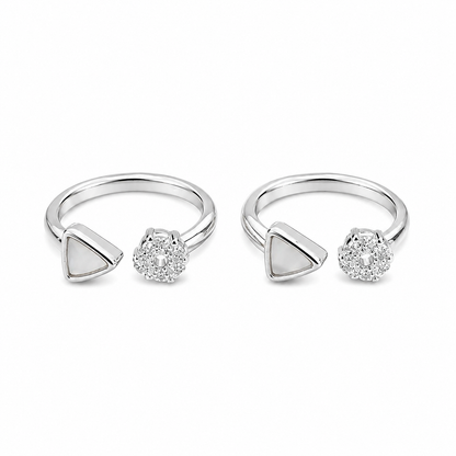 Modern Bloom Toe Ring by The 925 Club - image 2