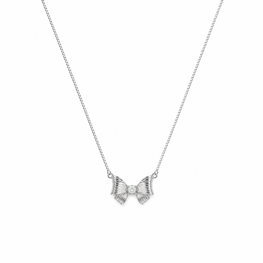 Silver Ribbon Bow by The 925 Club - image 2