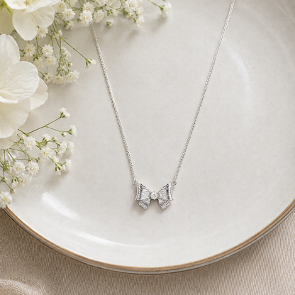 Silver Ribbon Bow by The 925 Club - image 3