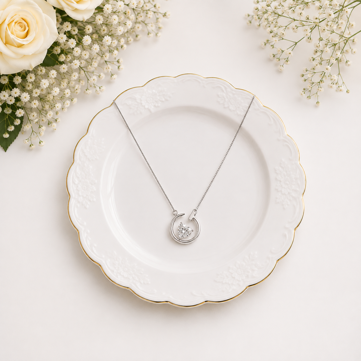 Encased Heart Pendant by The 925 Club - image 3