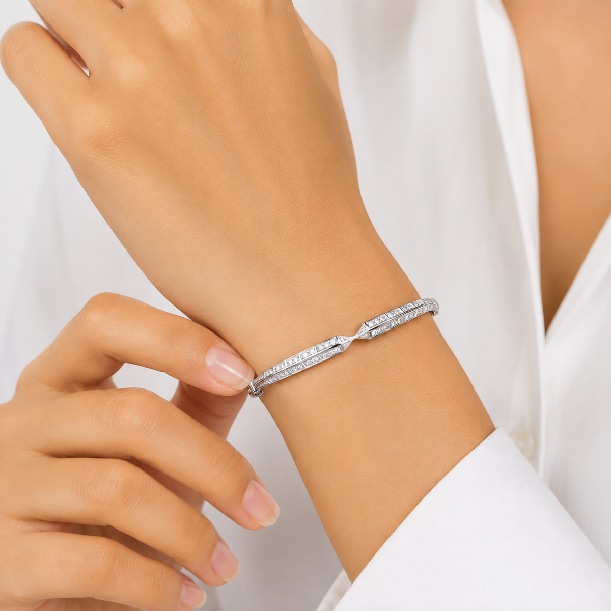 Diamond Drift Bracelet by The 925 Club - image 3