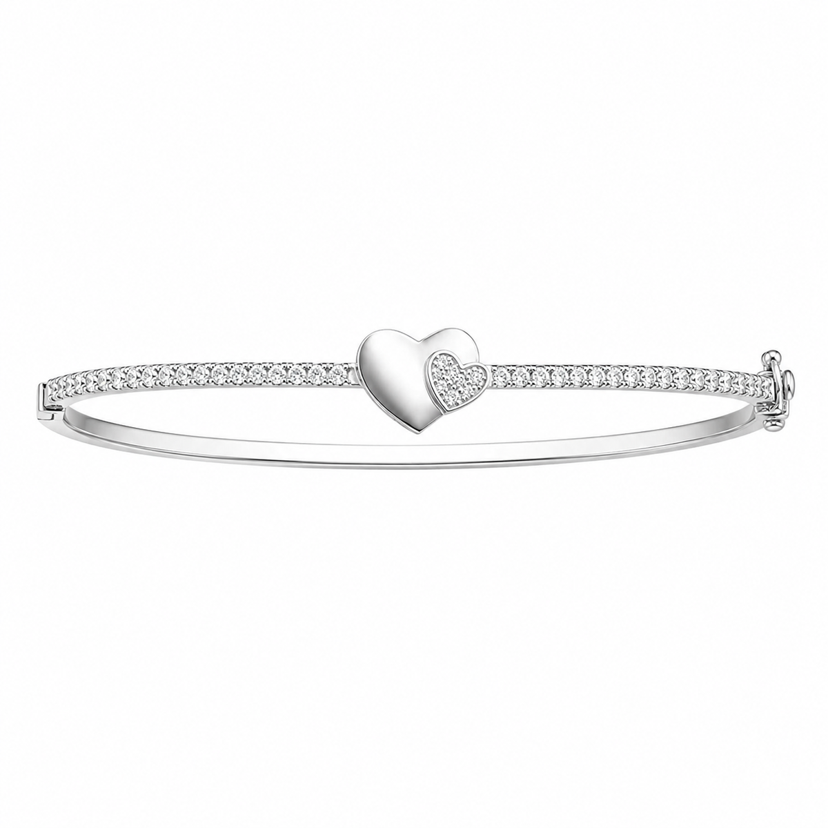 Twin Hearts Bracelet by The 925 Club - image 2