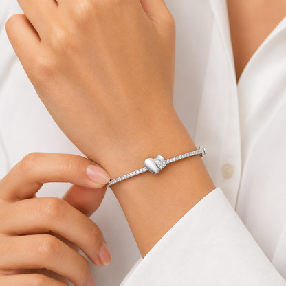 Twin Hearts Bracelet by The 925 Club - image 3