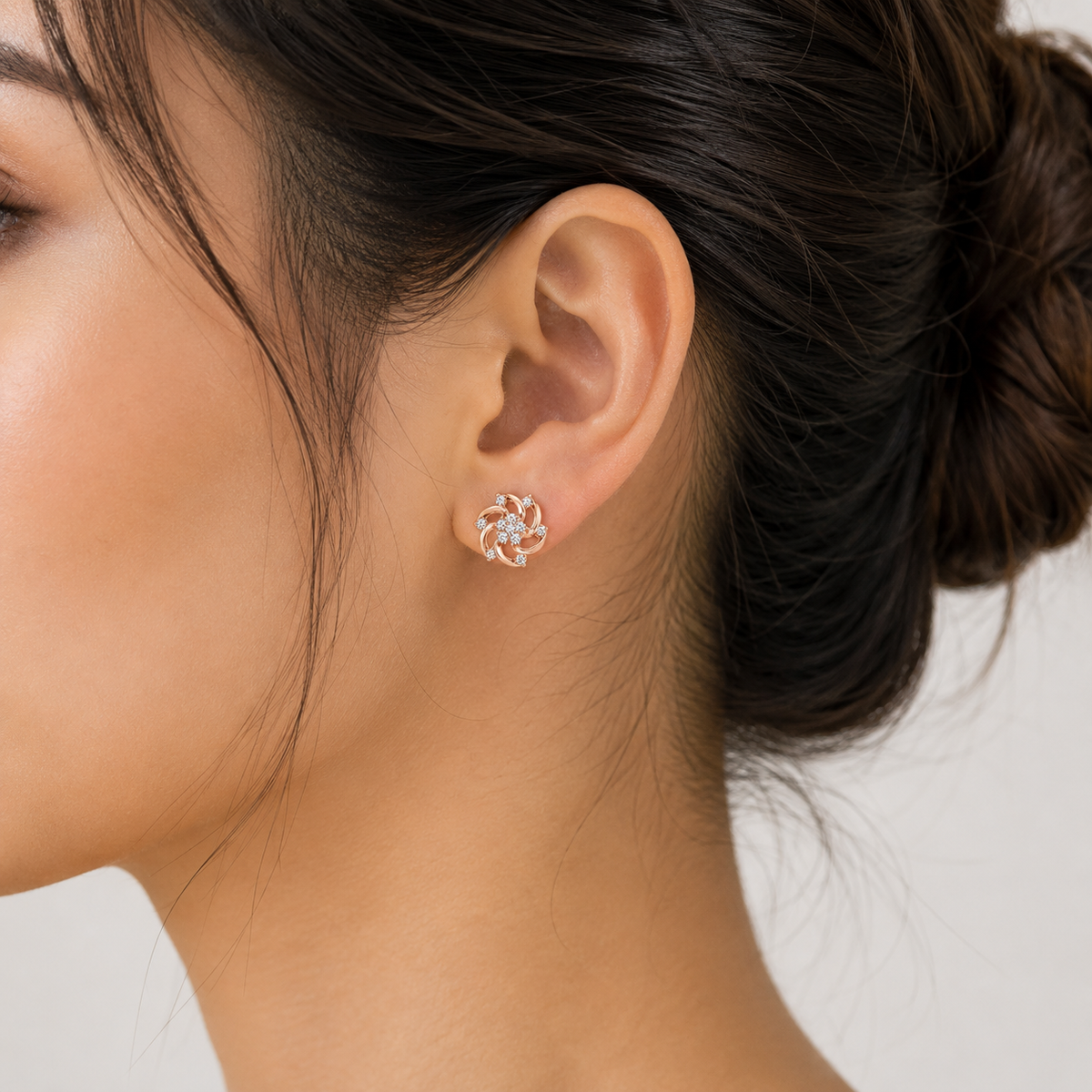 Twinkle Petal Earrings by The 925 Club - image 3