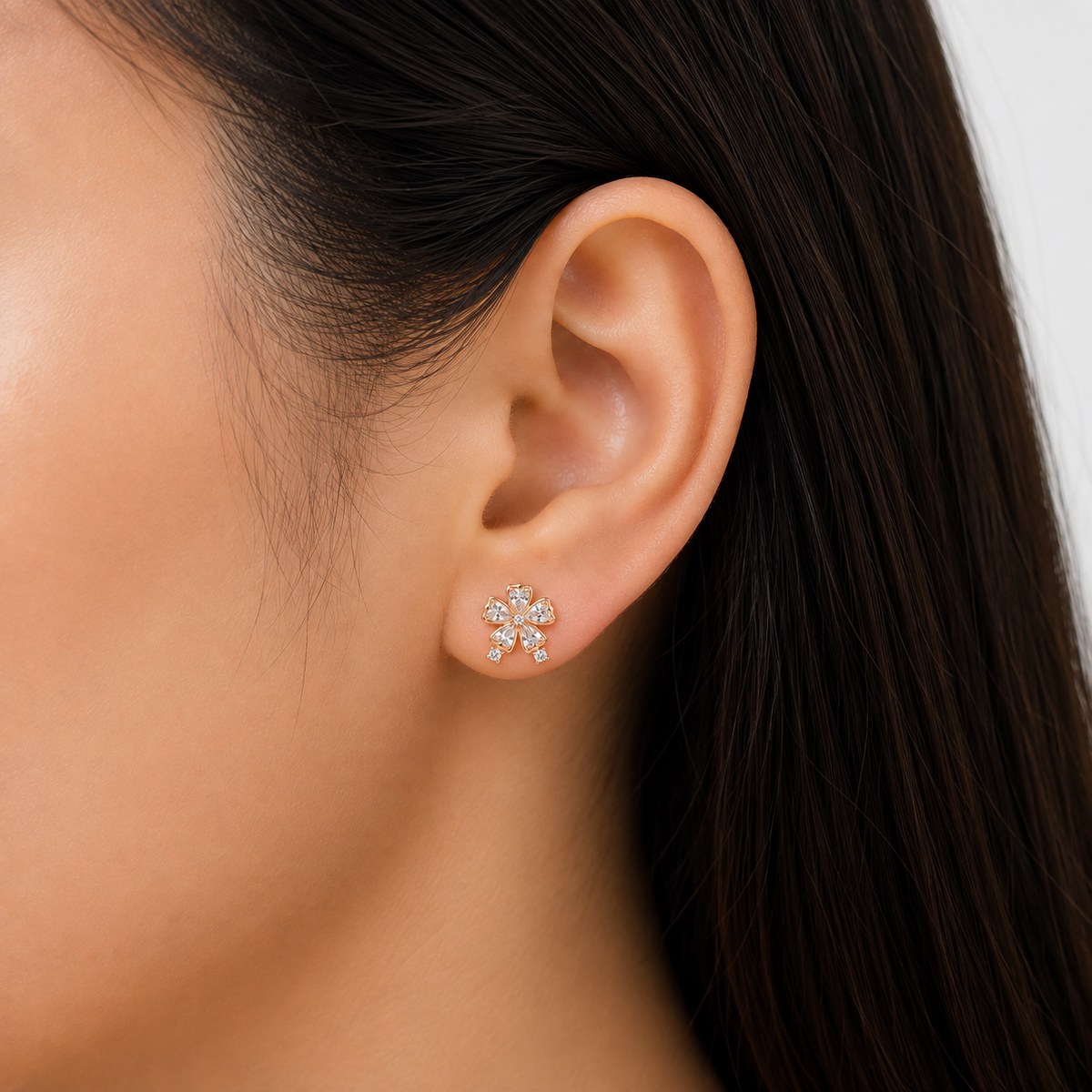 Lucky Bloom Studs by The 925 Club - image 3