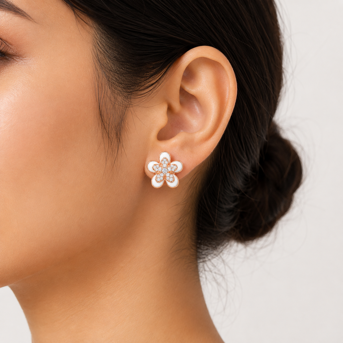 Blossom Glow Studs by The 925 Club - image 3