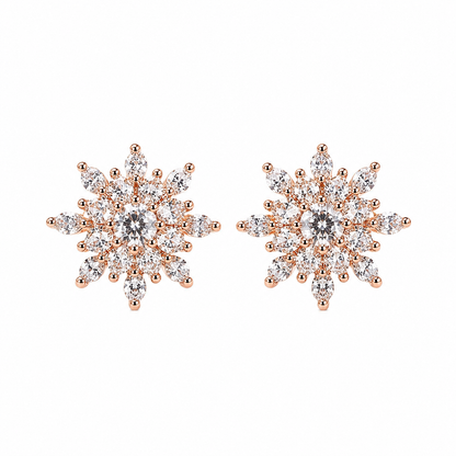 Snowflake Spark Studs by The 925 Club - image 2