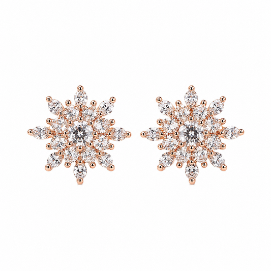 Snowflake Spark Studs by The 925 Club - image 2
