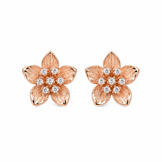 Golden Petal Studs by The 925 Club - image 2
