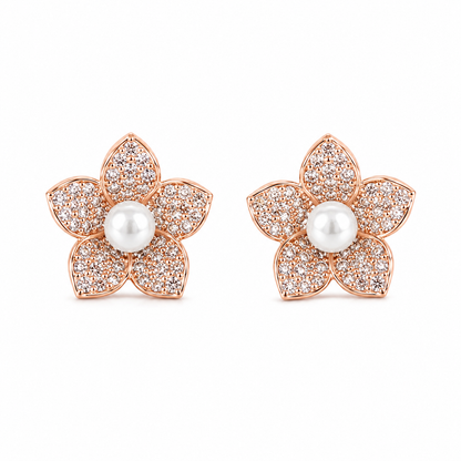 Pearl Flora Studs by The 925 Club - image 2