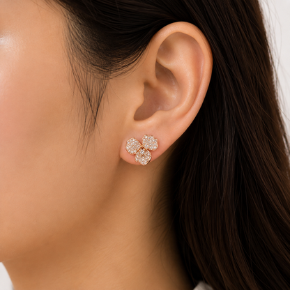 Blossom Luxe Studs by The 925 Club - image 3