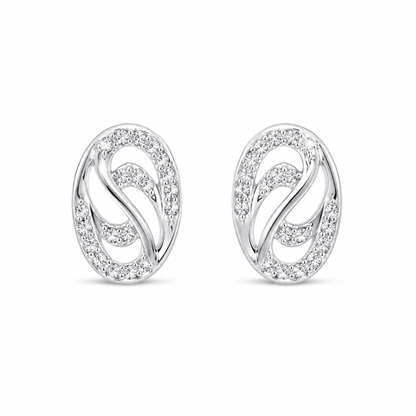 Aurora Oval Studs by The 925 Club - image 2