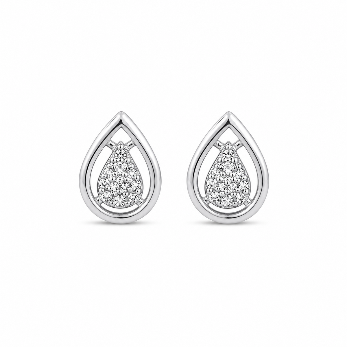 Shimmer Drop Earrings by The 925 Club - image 2
