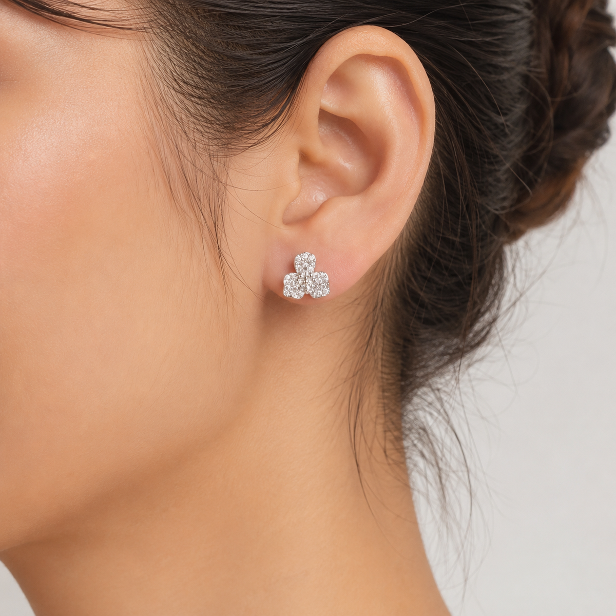Aurora Petal Earrings by The 925 Club - image 3