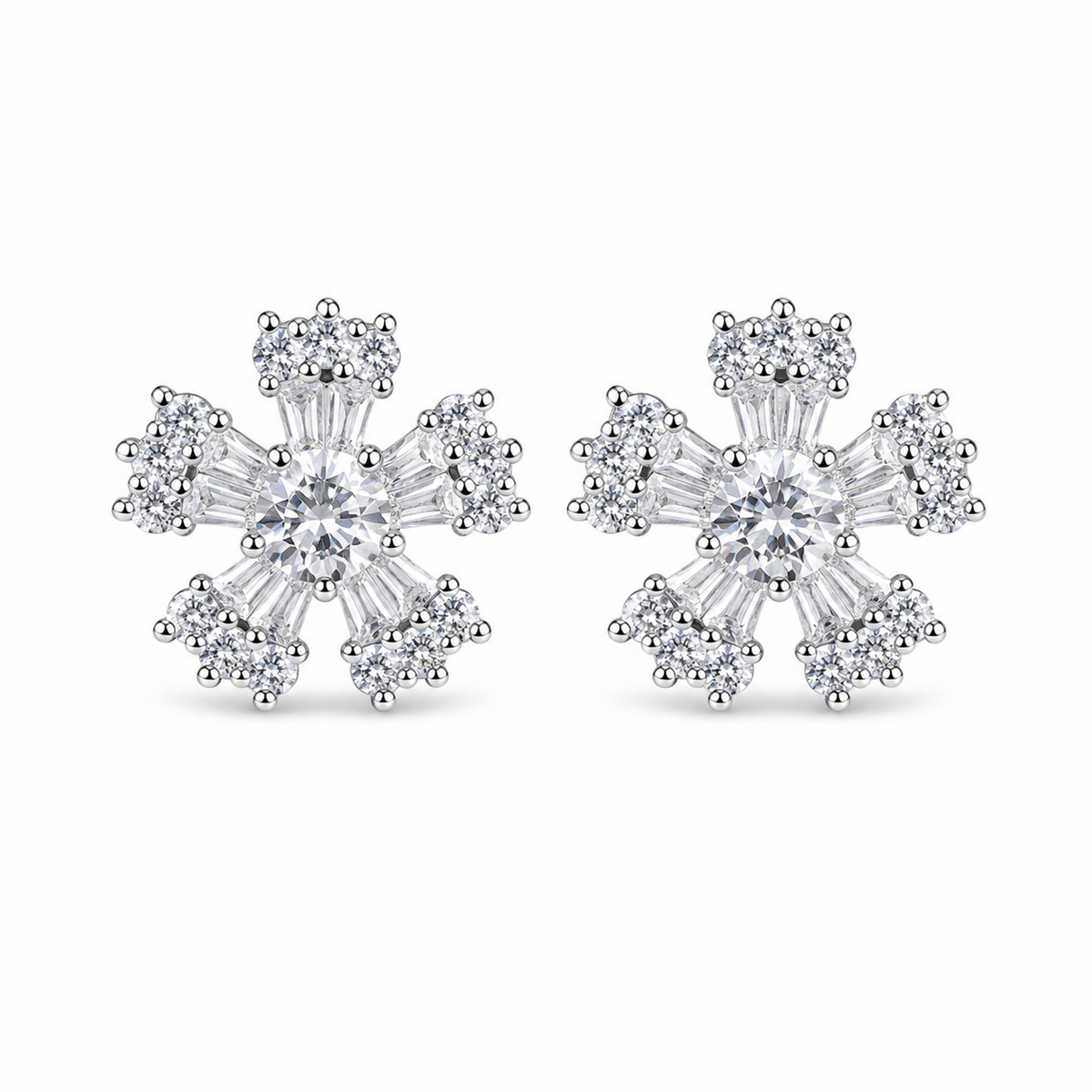 Sparkle Flora Earrings by The 925 Club - image 2