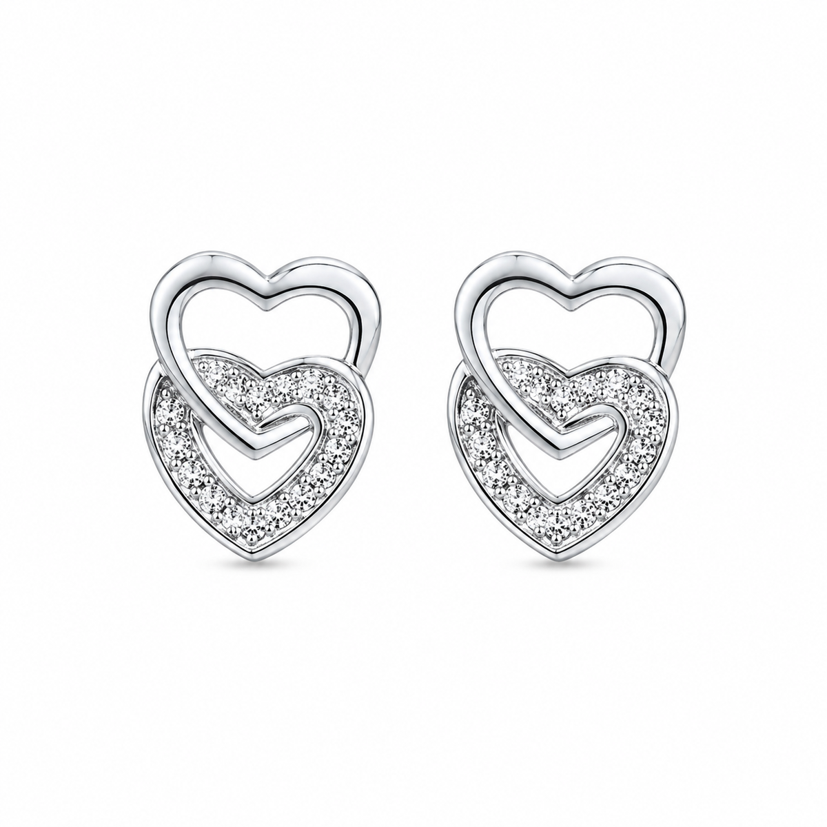 Love Link Studs by The 925 Club - image 2
