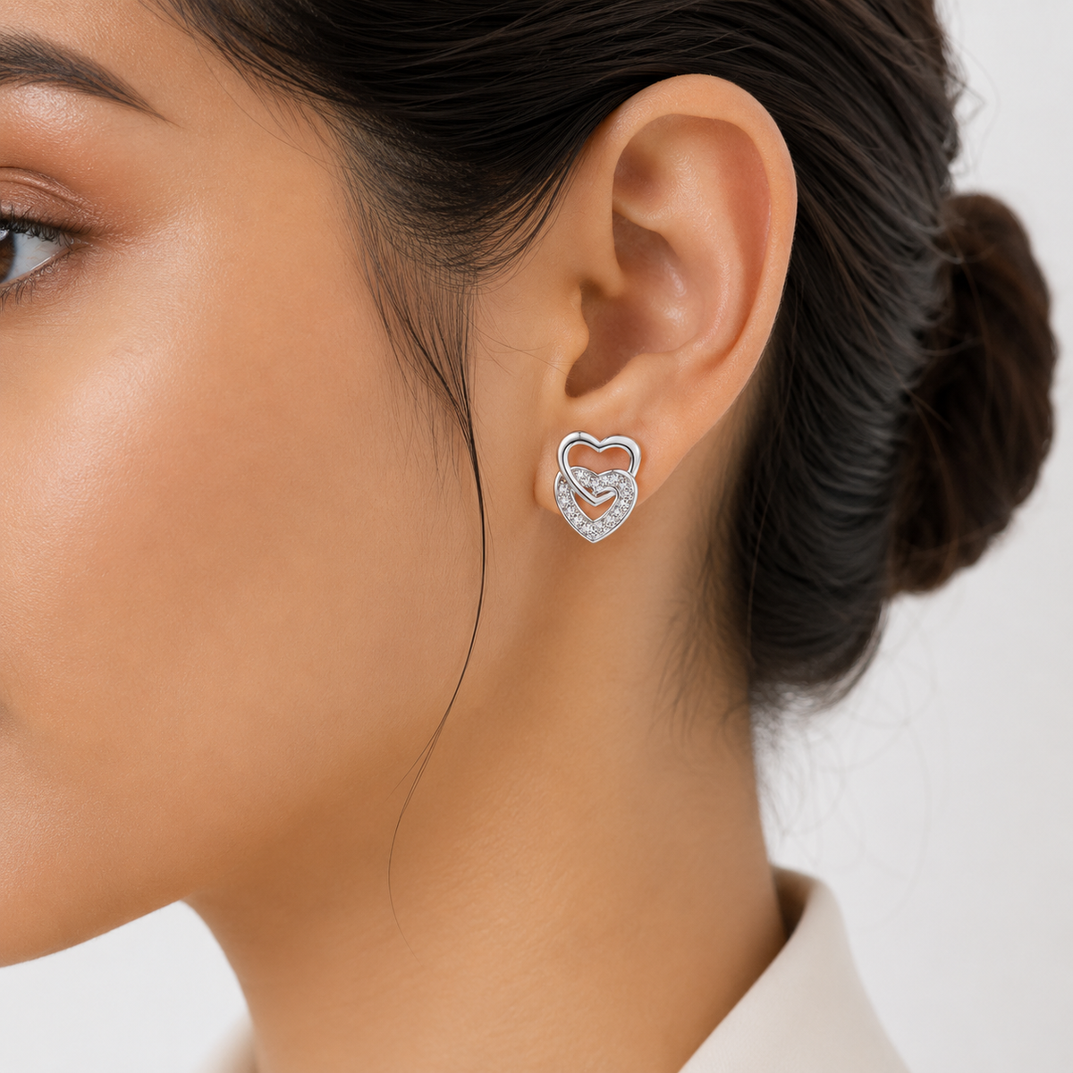 Love Link Studs by The 925 Club - image 3