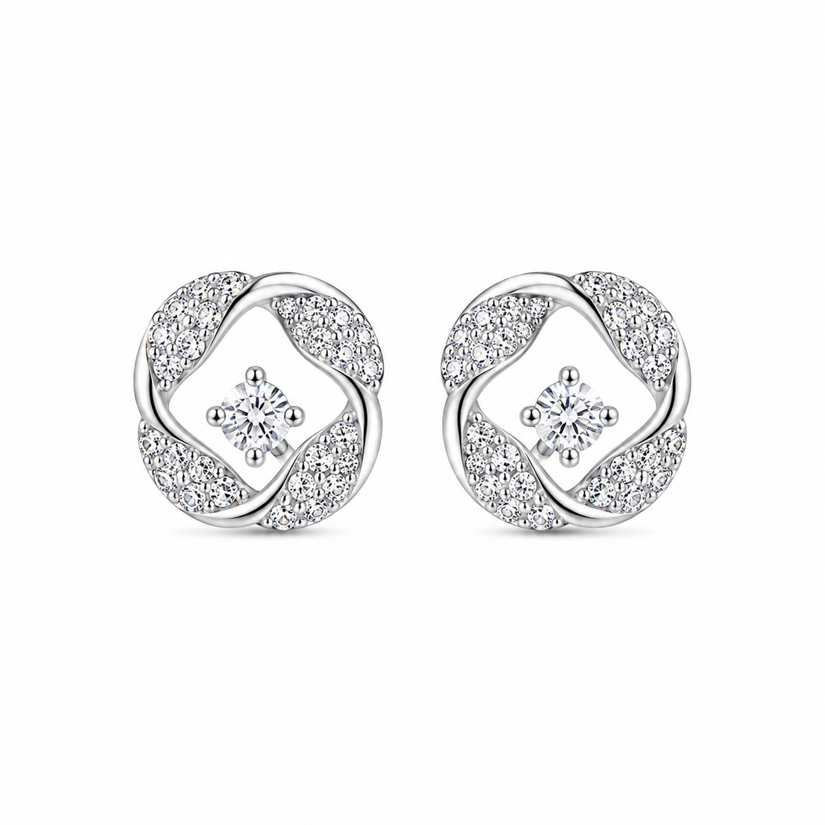 Celestial Twist Studs by The 925 Club - image 2