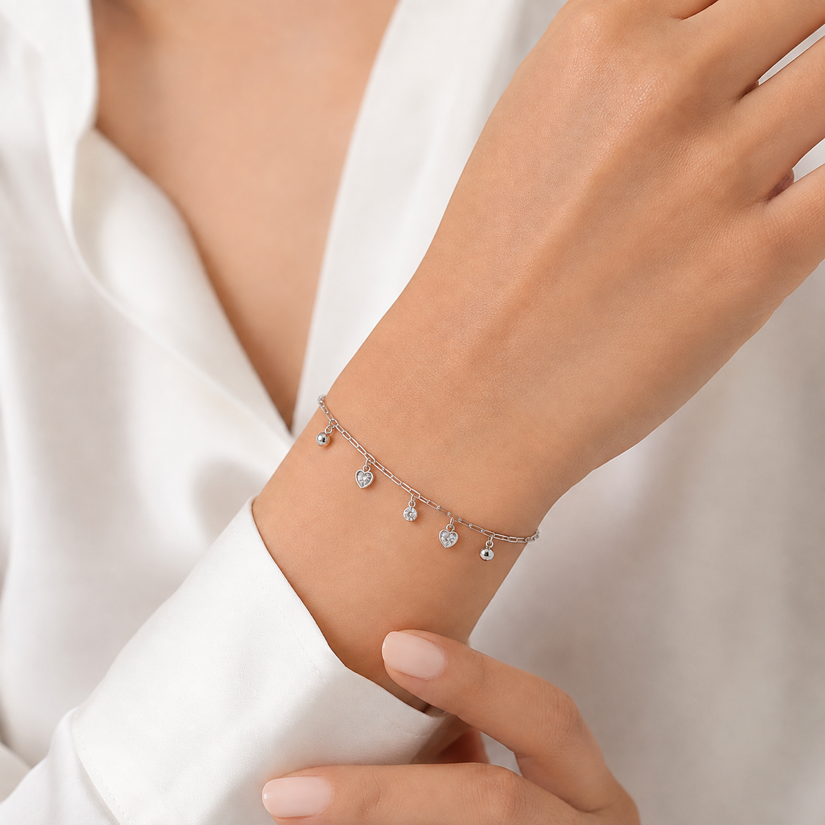 Love Drops Bracelet by The 925 Club - image 3