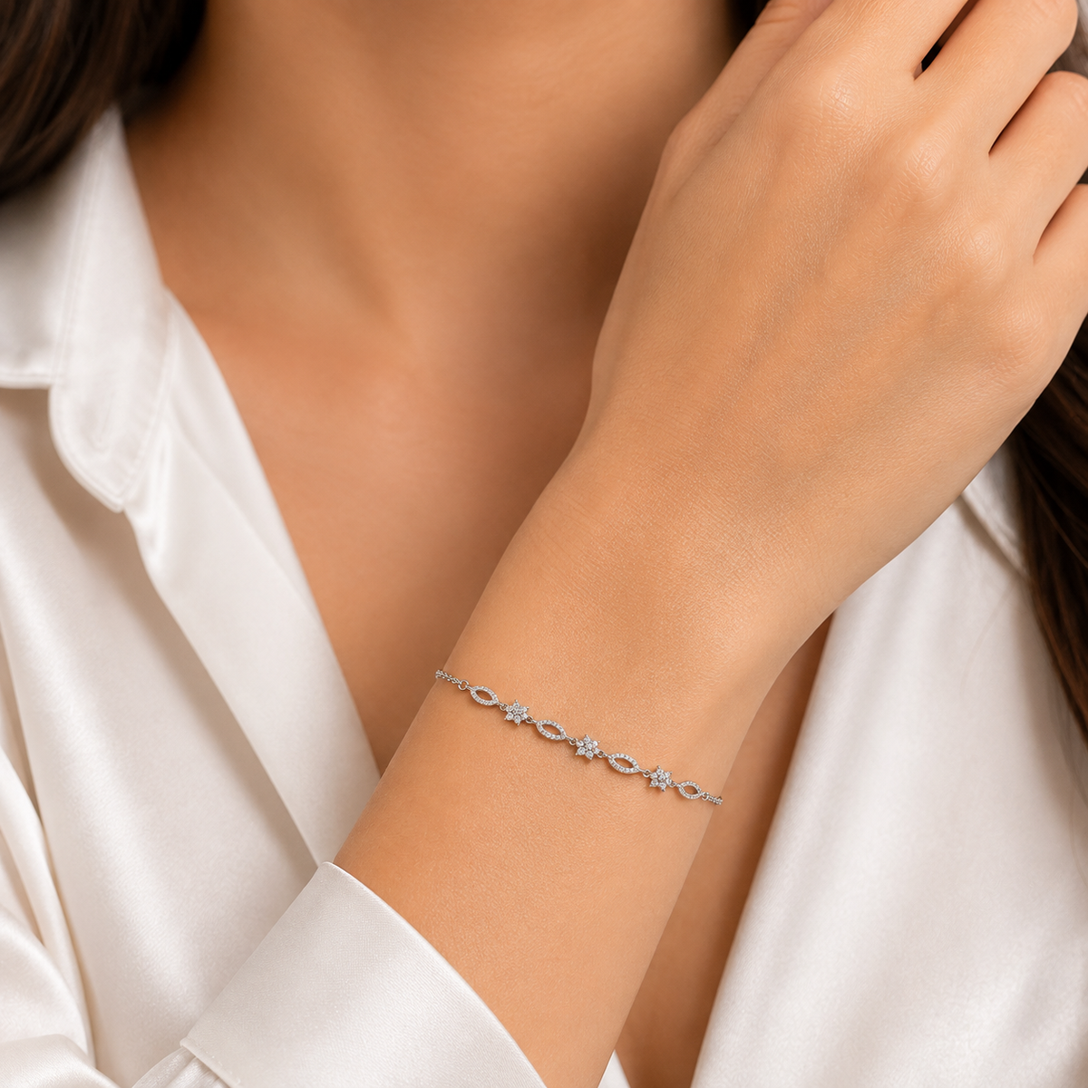 Petal Spark Bracelet by The 925 Club - image 3