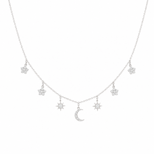 Moonlit Charm Necklace by The 925 Club - image 2