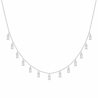 Baguette Bliss Necklace by The 925 Club - image 2