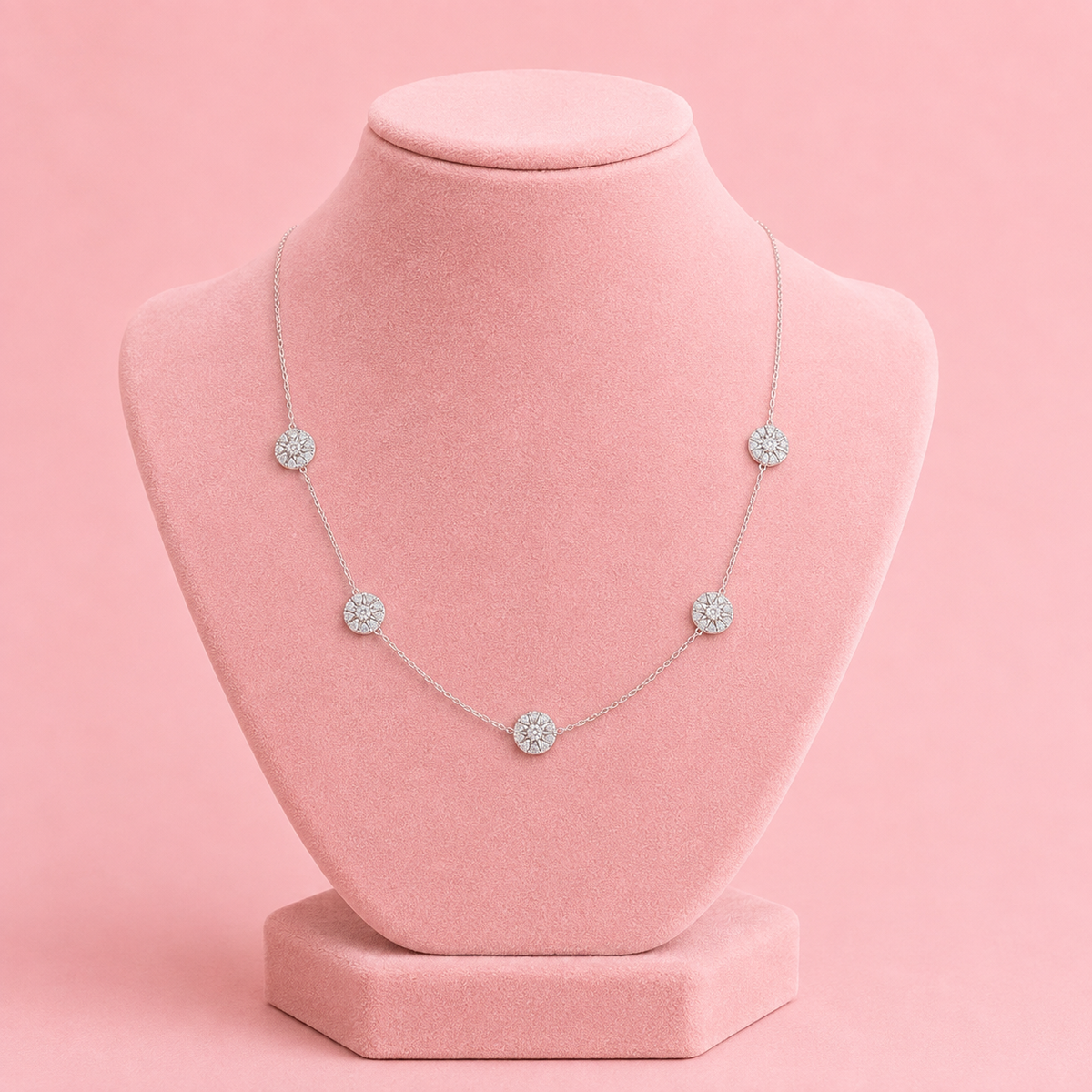 Snow Blossom Necklace by The 925 Club - image 3