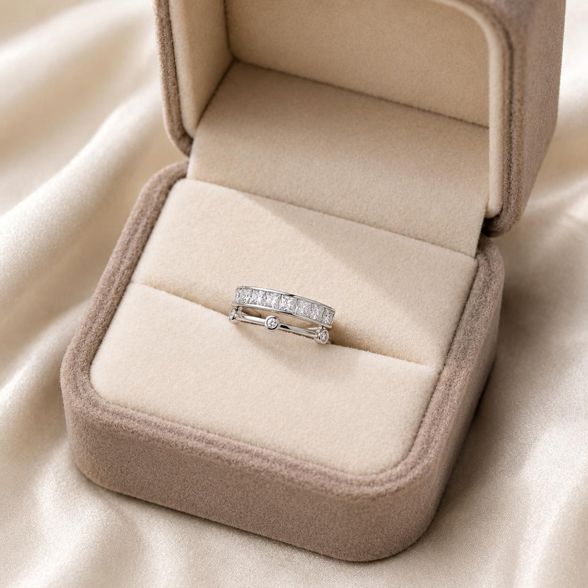 Sparkline Adjustable Ring by The 925 Club