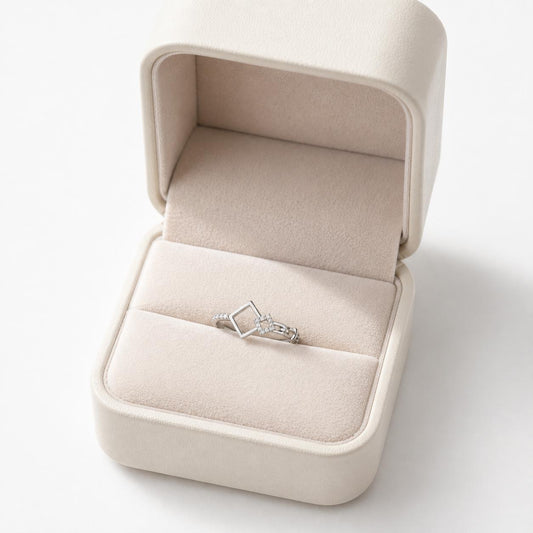 Modern Muse Adjustable Ring by The 925 Club