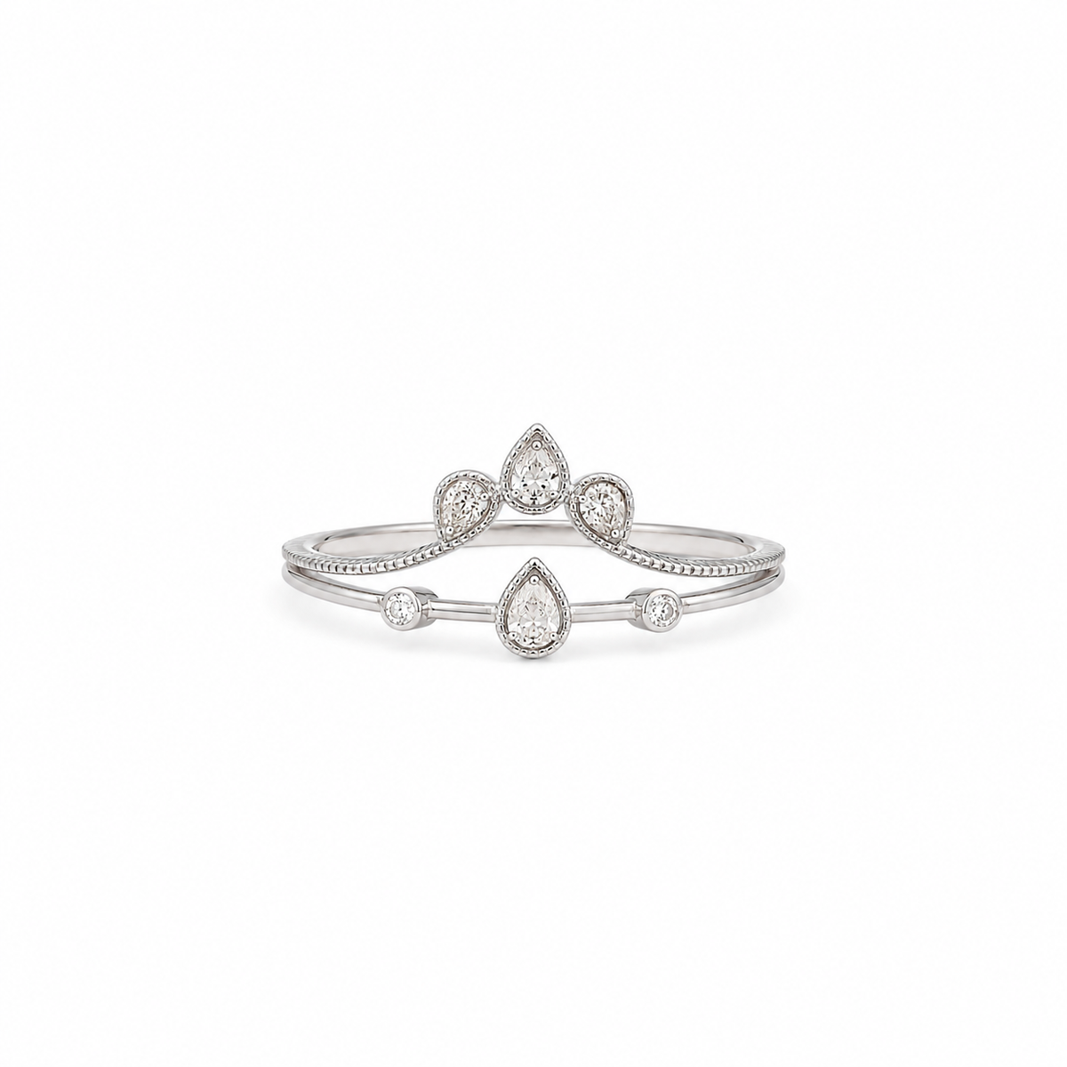 Crown Adjustable Ring by The 925 Club - image 2