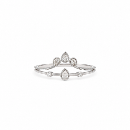 Crown Adjustable Ring by The 925 Club - image 2