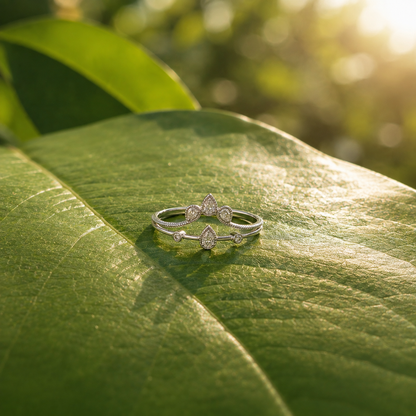 Crown Adjustable Ring by The 925 Club - image 3
