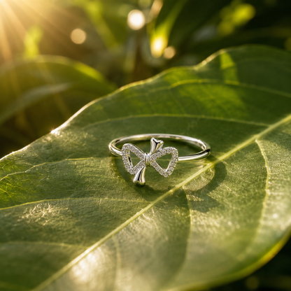 Bow Bliss Adjustable Rings by The 925 Club - image 4