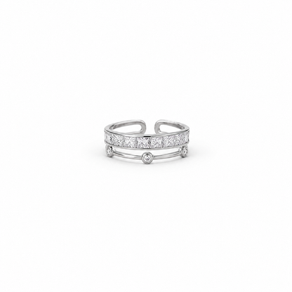 Sparkline Adjustable Ring by The 925 Club - image 2