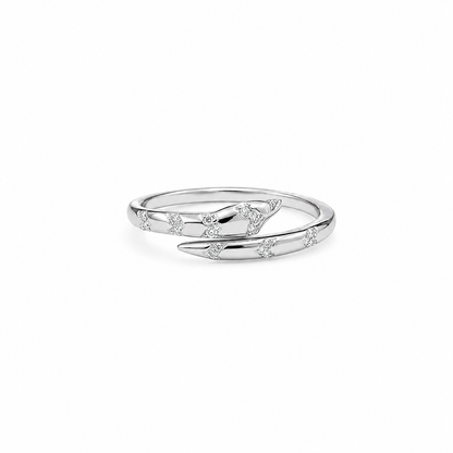 Snake Adjustable Ring by The 925 Club - image 2